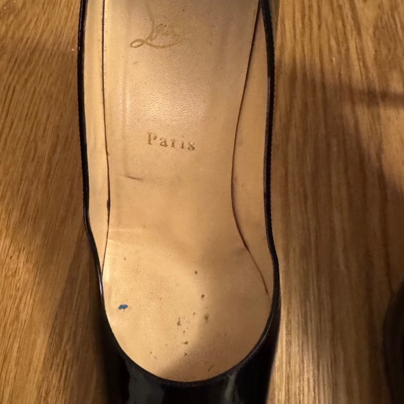 Christian Louboutin Paris Simple 120 mm Simple Pump Black Patent Leather - Picture 5 of 12
